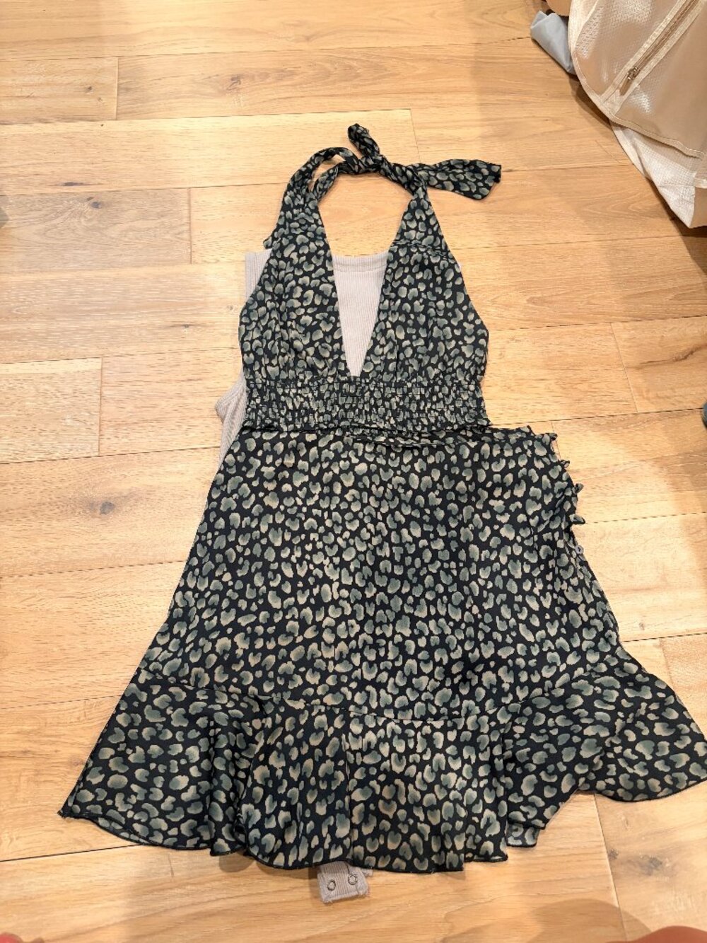 Free People Silk 2 Piece Skirt and Halter Crop Set - Size XS - Rare find